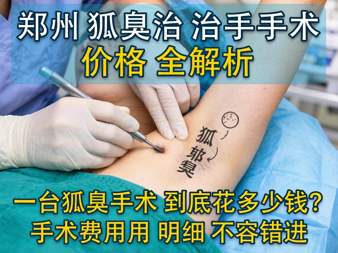 郑州狐臭治疗手术价格全解析,一台狐臭手术到底花多少钱?手术费用明细不容错过 郑州狐臭治疗手术价格全解析,一台狐臭手术到底花多少钱?手术费用明细不容错过