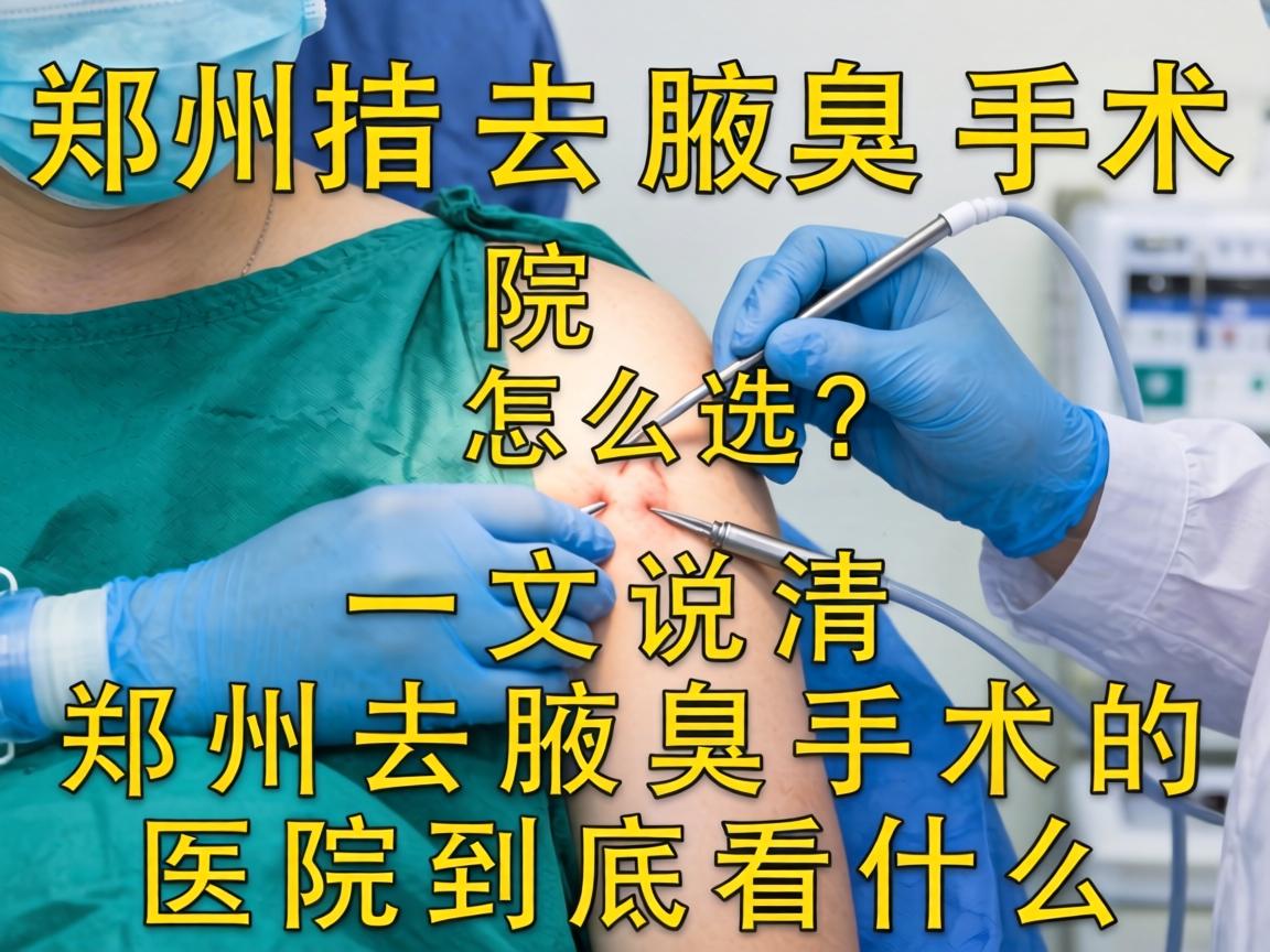 郑州去腋臭手术医院怎么选?一文说清郑州去腋臭手术的医院到底看什么 郑州去腋臭手术医院怎么选?一文说清郑州去腋臭手术的医院到底看什么