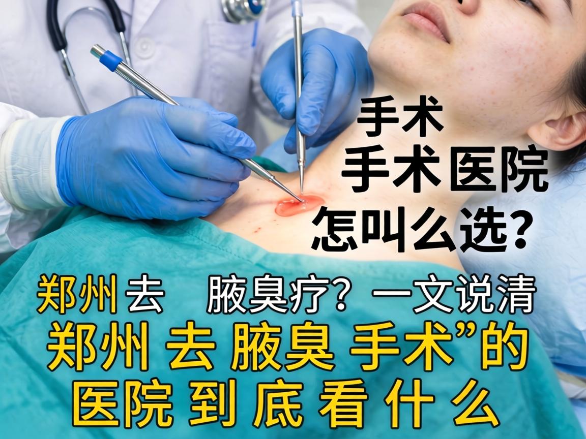 郑州去腋臭手术医院怎么选?一文说清郑州去腋臭手术的医院到底看什么 郑州去腋臭手术医院怎么选?一文说清郑州去腋臭手术的医院到底看什么