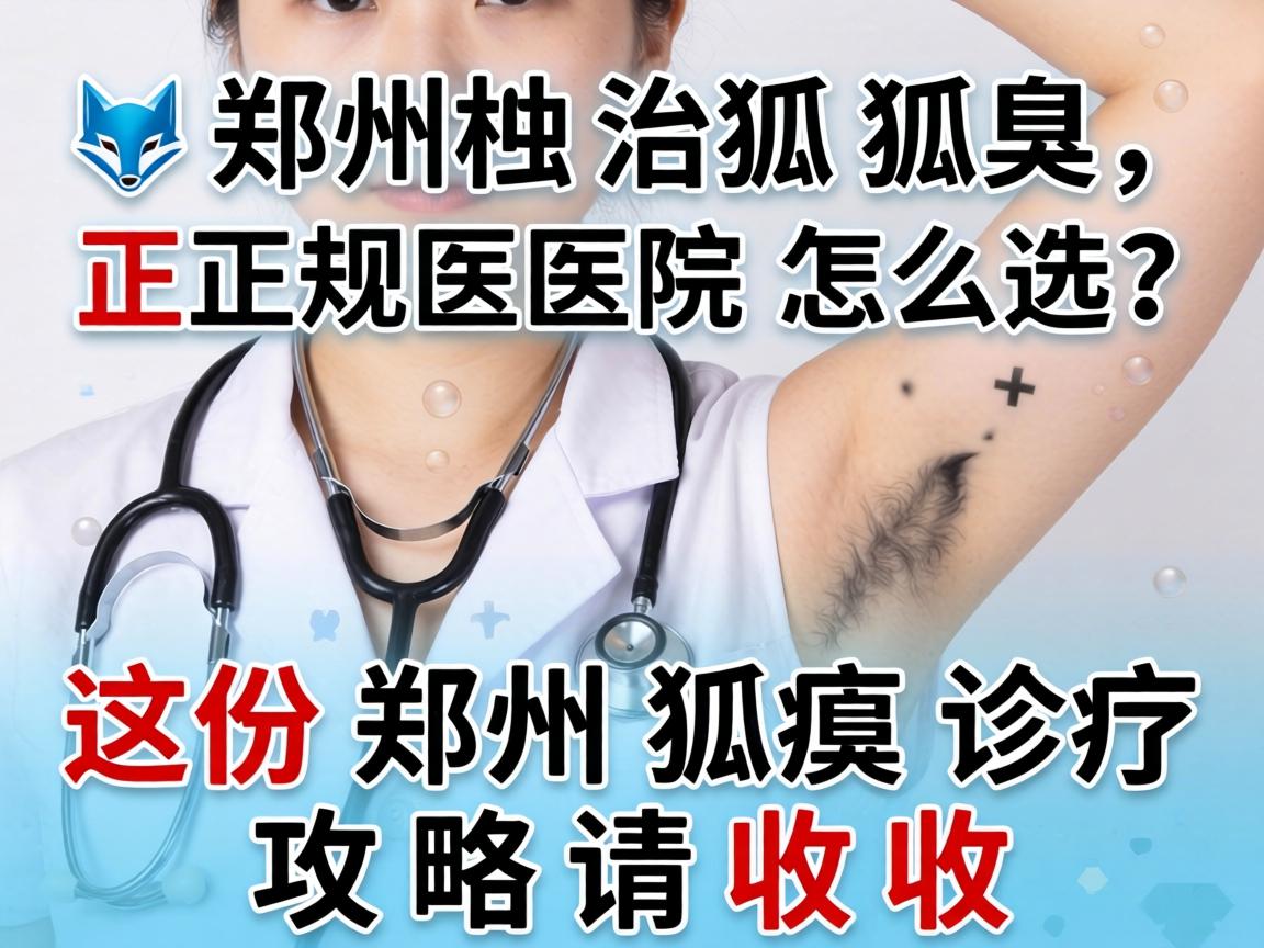 郑州治狐臭,正规医院怎么选?这份郑州狐臭诊疗攻略请收好 郑州治狐臭,正规医院怎么选?这份郑州狐臭诊疗攻略请收好