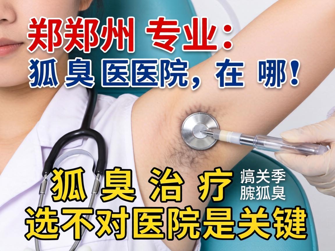 郑州专业狐臭医院在哪?狐臭治疗选对医院是关键 郑州专业狐臭医院在哪?狐臭治疗选对医院是关键