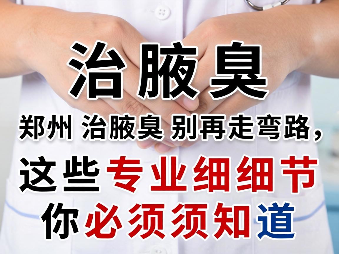 腋臭治腋臭,郑州治腋臭别再走弯路,这些专业细节你必须知道 腋臭治腋臭,郑州治腋臭别再走弯路,这些专业细节你必须知道