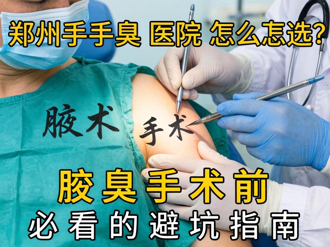 郑州腋臭手术医院怎么选?腋臭手术前必看的避坑指南 郑州腋臭手术医院怎么选?腋臭手术前必看的避坑指南