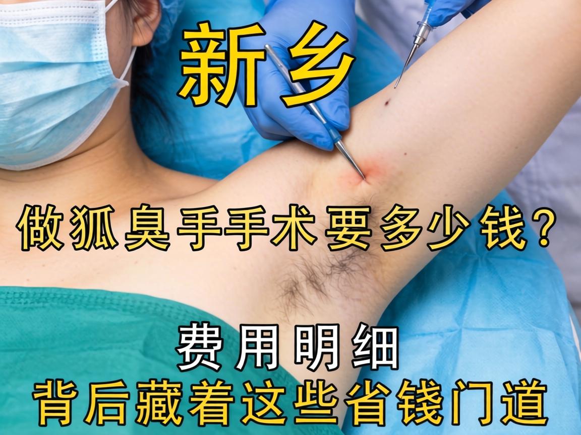 新乡做狐臭手术要多少钱?费用明细背后藏着这些省钱门道 新乡做狐臭手术要多少钱?费用明细背后藏着这些省钱门道