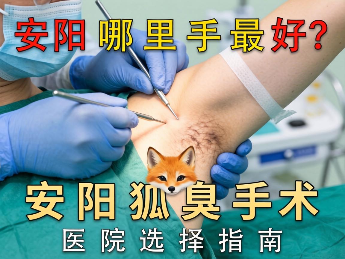 安阳狐臭手术哪里最好？安阳狐臭手术医院选择指南
