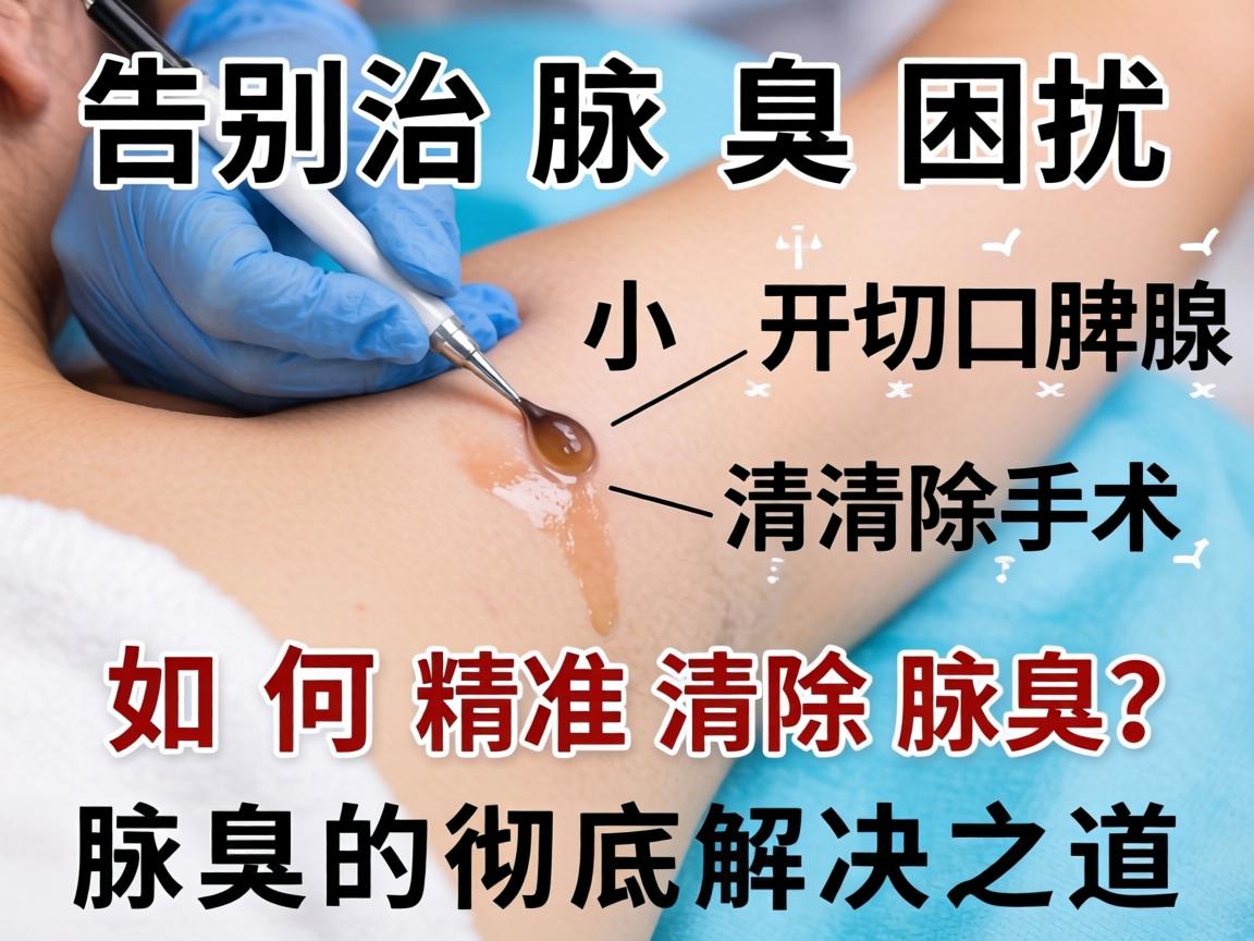 告别腋臭困扰，小切口汗腺清除术如何精准清除腋臭？腋臭的彻底解决之道