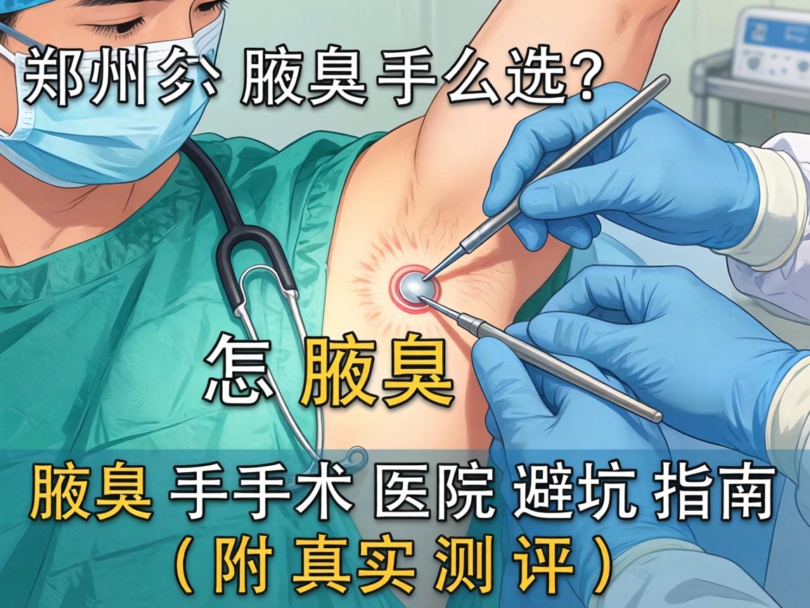 郑州腋臭手术医院怎么选？腋臭手术医院避坑指南（附真实测评）