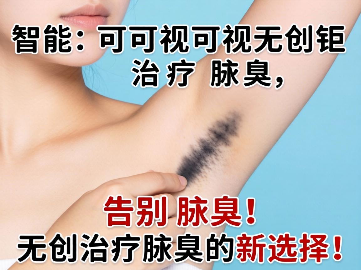 智能可视无创治疗腋臭，告别腋臭，无创治疗腋臭的新选择！
