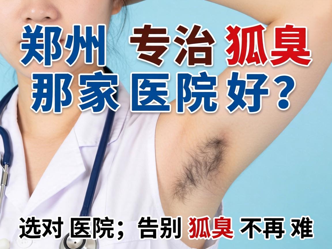 郑州专治狐臭那家医院好？选对医院，告别狐臭不再难