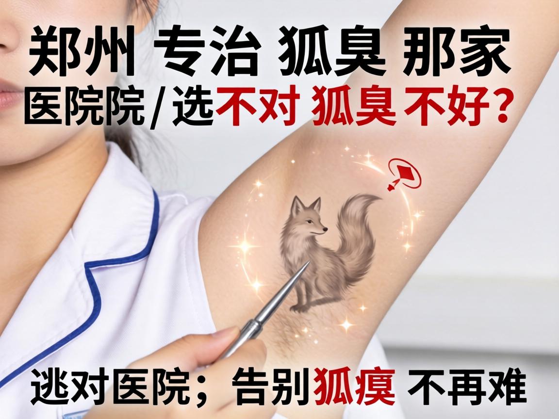 郑州专治狐臭那家医院好？选对医院，告别狐臭不再难