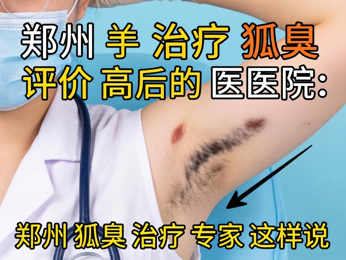 郑州治疗狐臭评价高的医院，郑州狐臭治疗专家这样说