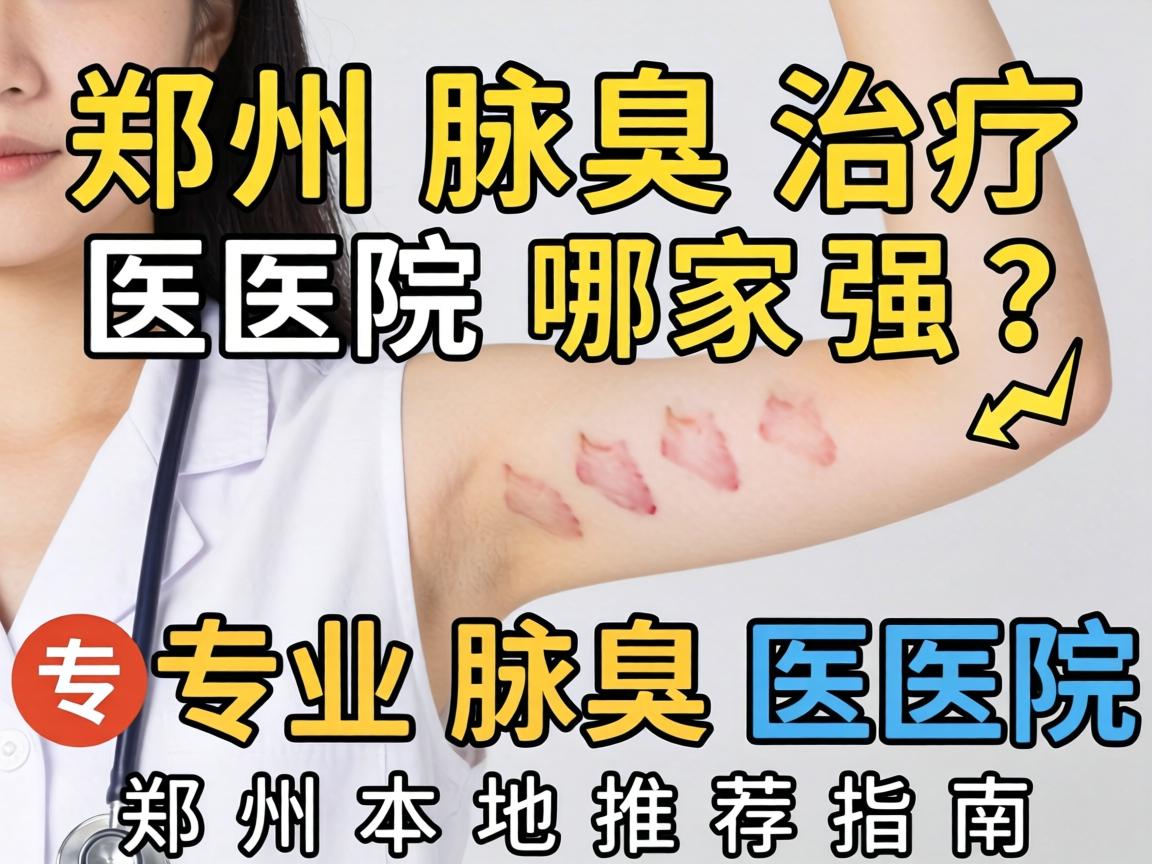 郑州腋臭治疗医院哪家强？专业腋臭医院郑州本地推荐指南
