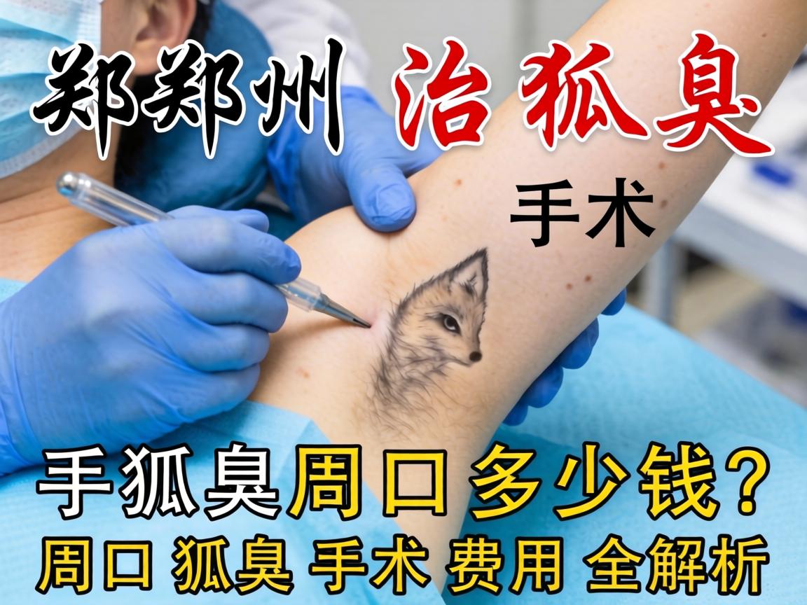 郑州治狐臭手术周口多少钱？周口狐臭手术费用全解析