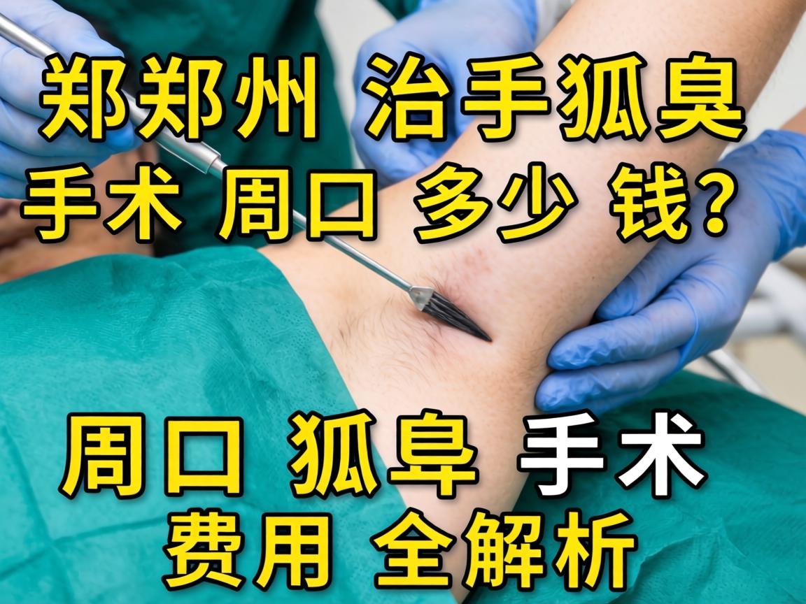 郑州治狐臭手术周口多少钱？周口狐臭手术费用全解析