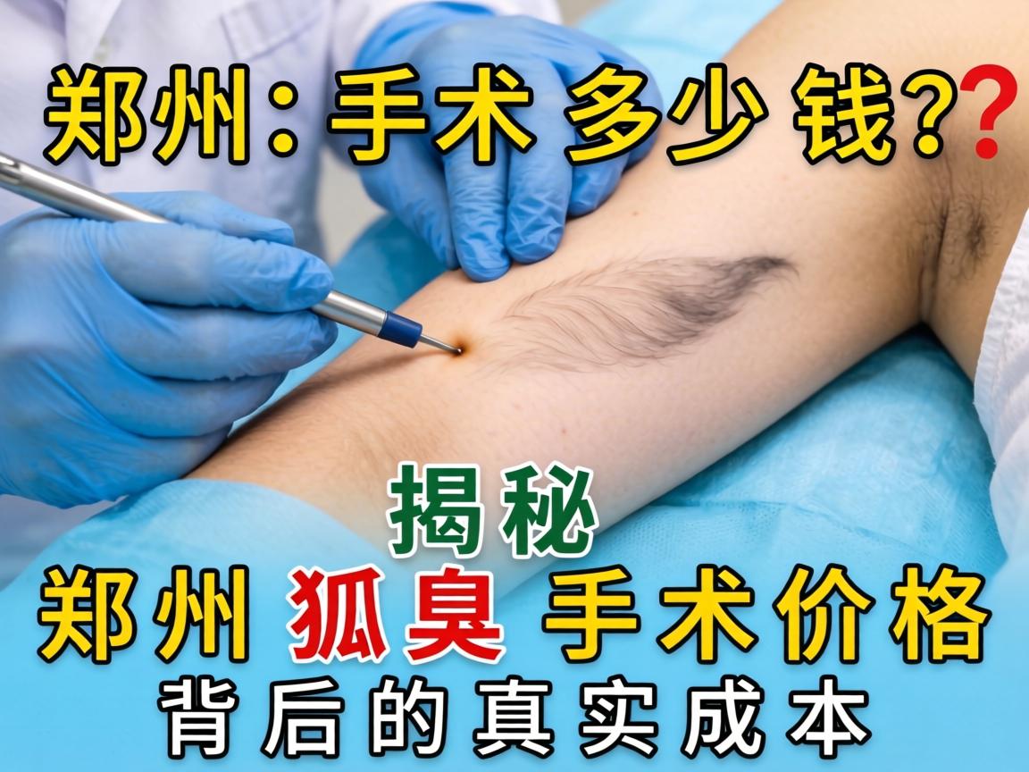 郑州狐臭手术多少钱？揭秘郑州狐臭手术价格背后的真实成本