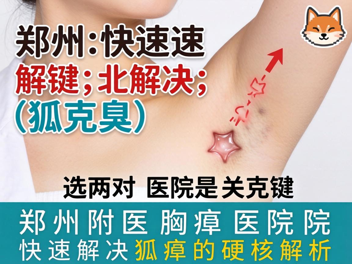 郑州快速解决狐臭,选对医院是关键,郑州附医腋臭医院快速解决狐臭的硬核解析 郑州快速解决狐臭,选对医院是关键,郑州附医腋臭医院快速解决狐臭的硬核解析