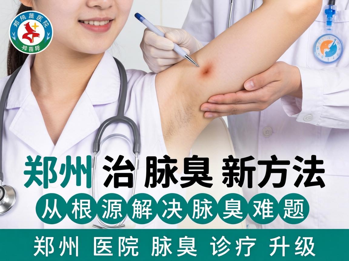 郑州治腋臭新方法，从根源解决腋臭难题，郑州医院腋臭诊疗升级