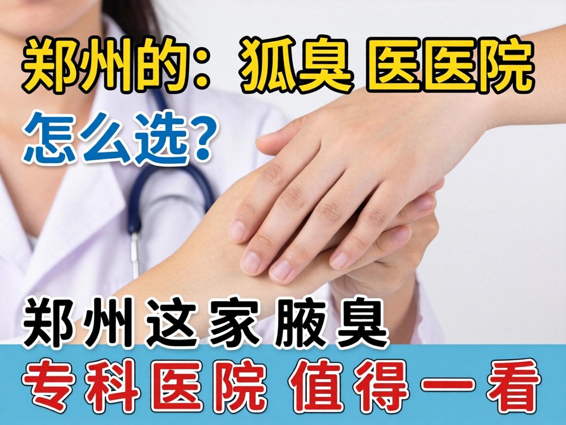 郑州狐臭医院怎么选？郑州这家腋臭专科医院值得一看