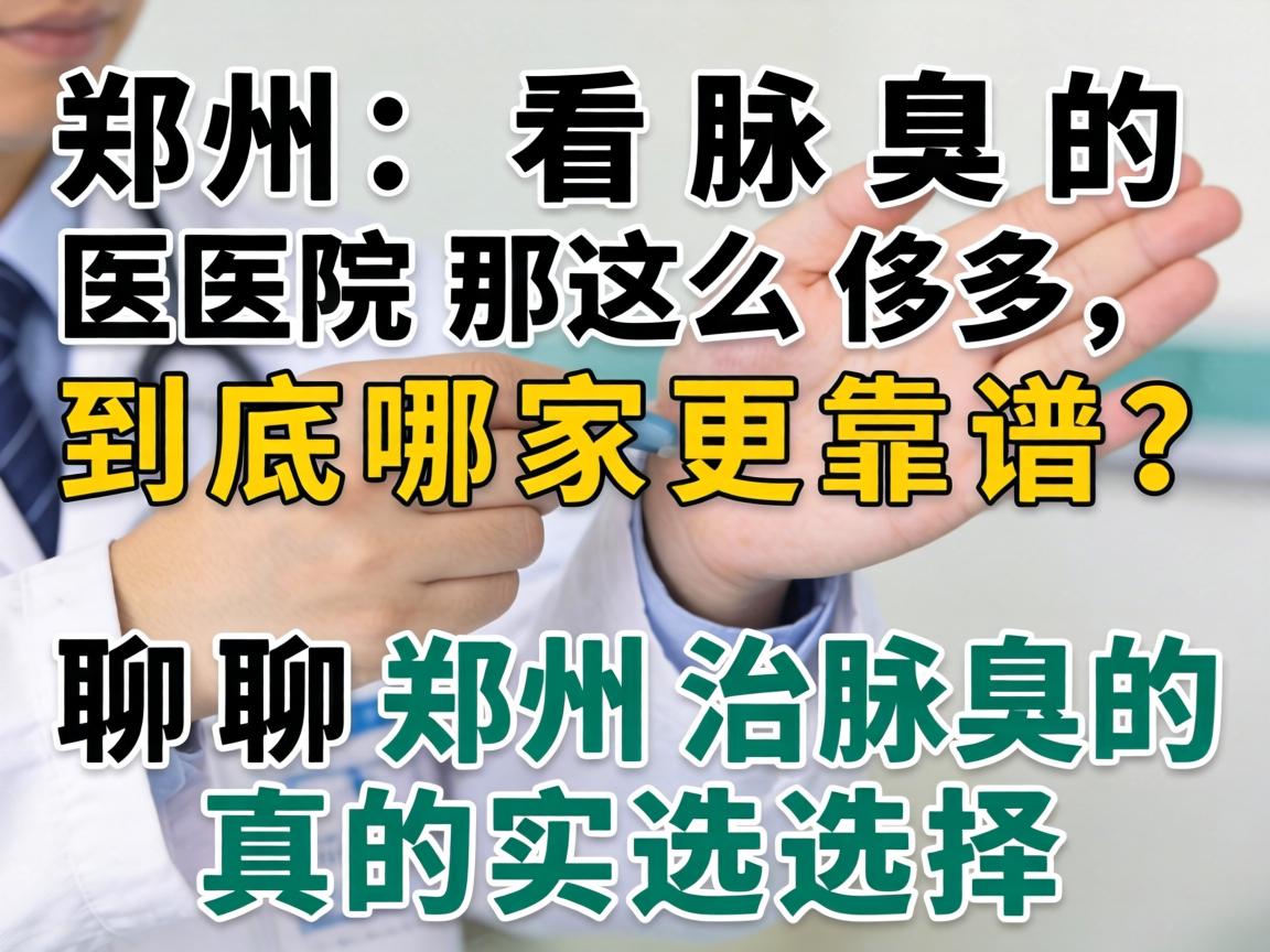郑州看腋臭的医院那么多，到底哪家更靠谱？聊聊郑州治腋臭的真实选择