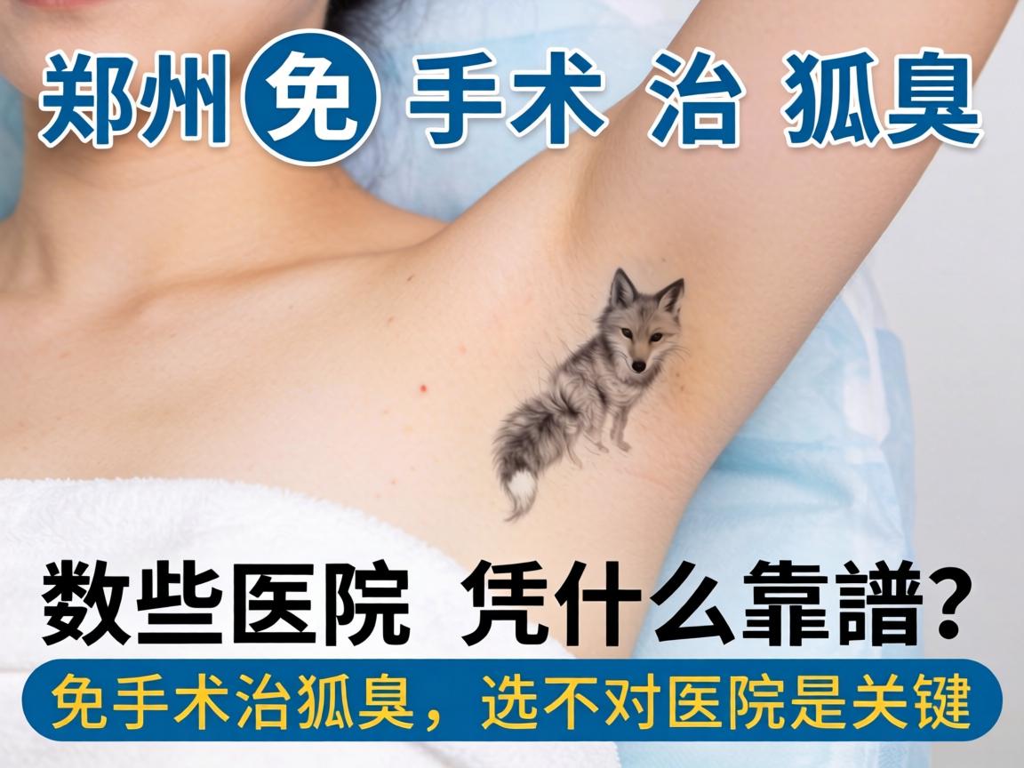郑州免手术治狐臭，这些医院凭什么靠谱？免手术治狐臭，选对医院是关键