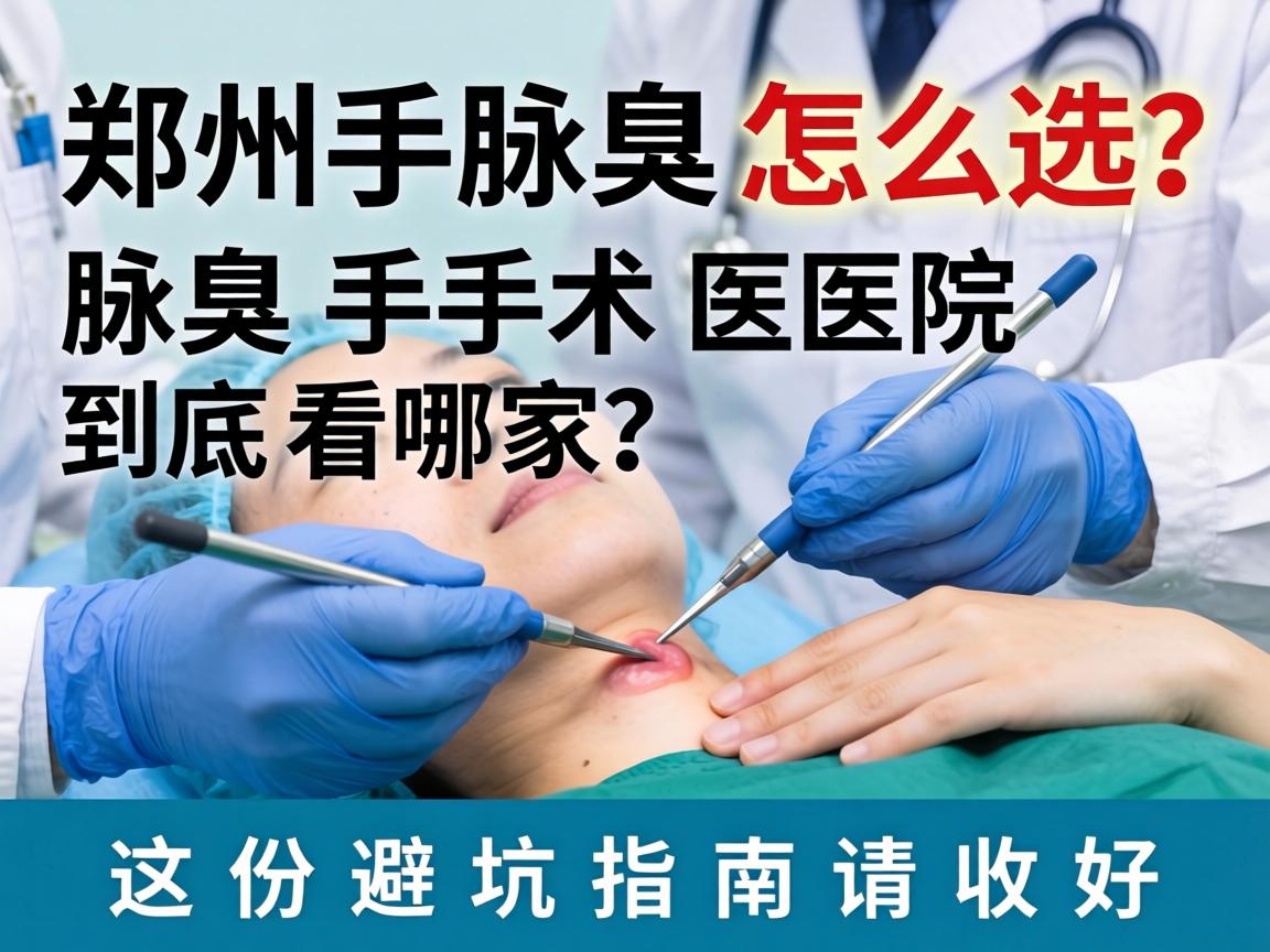 郑州腋臭手术怎么选？腋臭手术医院到底看哪家？这份避坑指南请收好