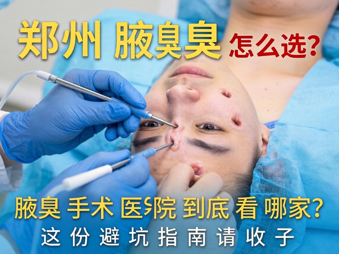郑州腋臭手术怎么选？腋臭手术医院到底看哪家？这份避坑指南请收好