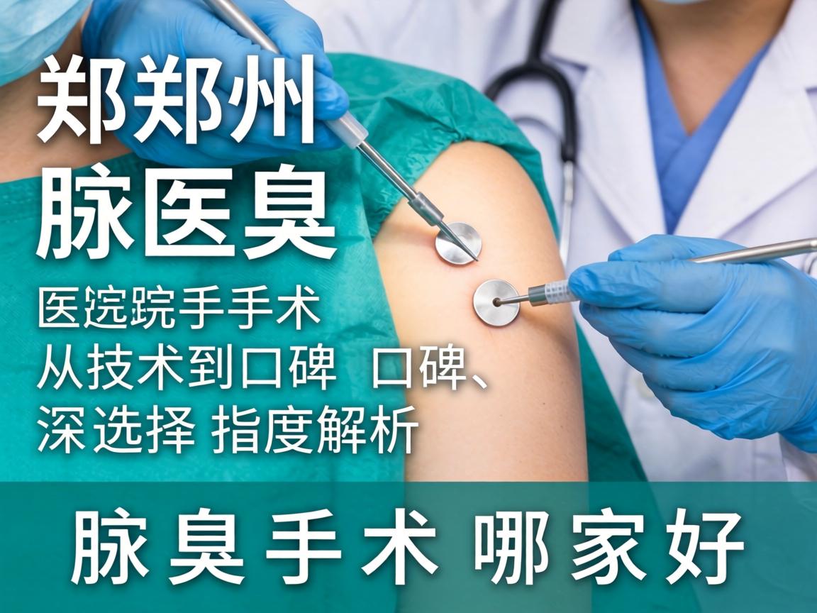 郑州腋臭手术医院选择指南，从技术到口碑，深度解析腋臭手术哪家好