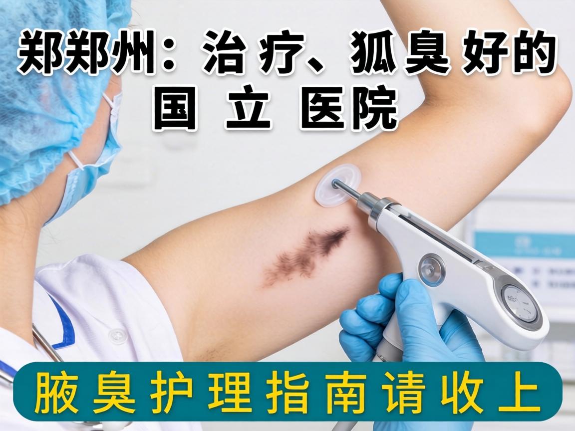 郑州治疗狐臭好的国立医院，这份腋臭护理指南请收好