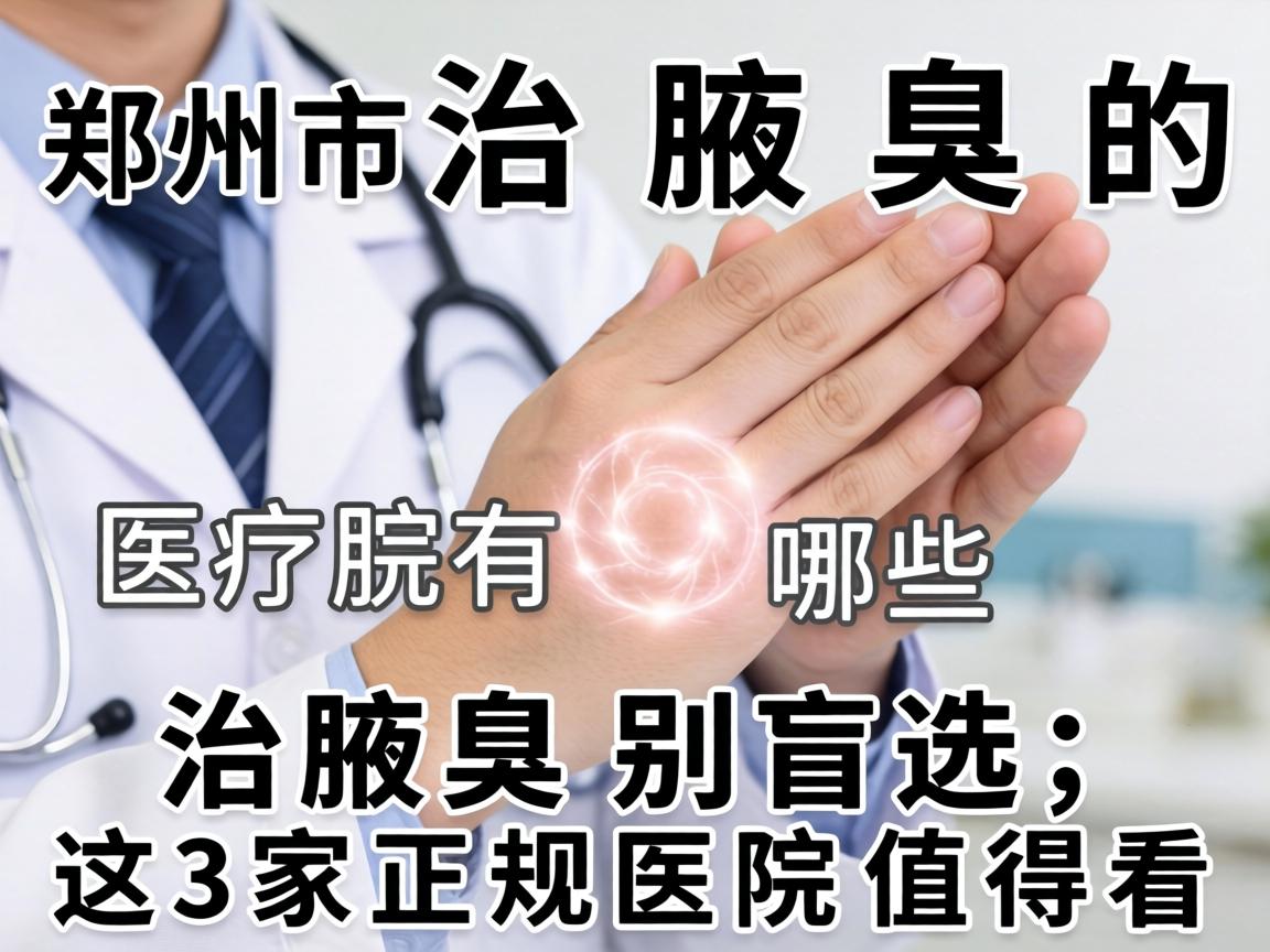 郑州市治腋臭的医院有哪些?治腋臭别盲选,这3家正规医院值得看 郑州市治腋臭的医院有哪些?治腋臭别盲选,这3家正规医院值得看