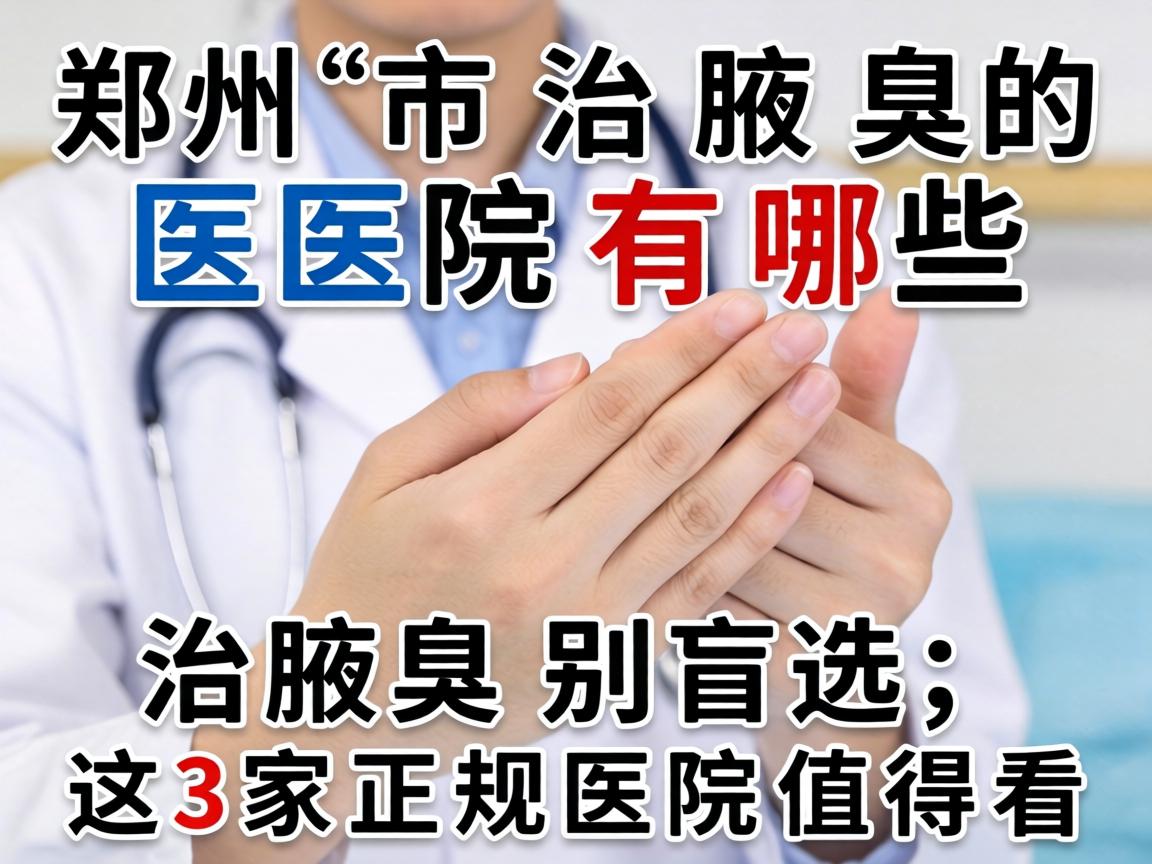 郑州市治腋臭的医院有哪些?治腋臭别盲选,这3家正规医院值得看 郑州市治腋臭的医院有哪些?治腋臭别盲选,这3家正规医院值得看