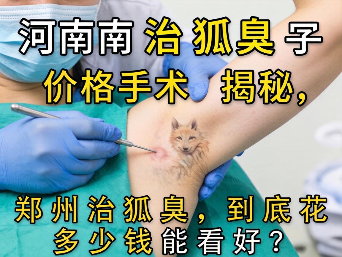 河南治狐臭手术价格揭秘，在郑州治狐臭，到底花多少钱能看好？