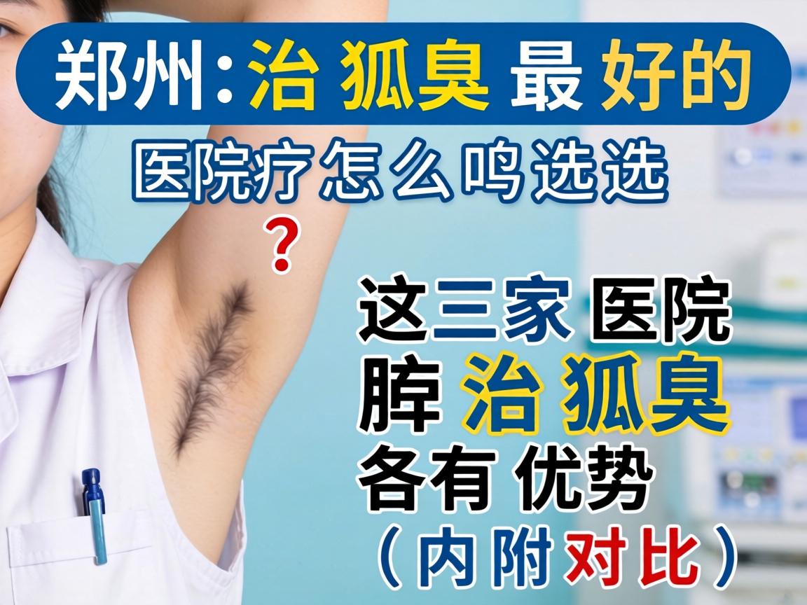 郑州治狐臭最好的医院怎么选?这三家医院治狐臭各有优势(内附对比) 郑州治狐臭最好的医院怎么选?这三家医院治狐臭各有优势(内附对比)