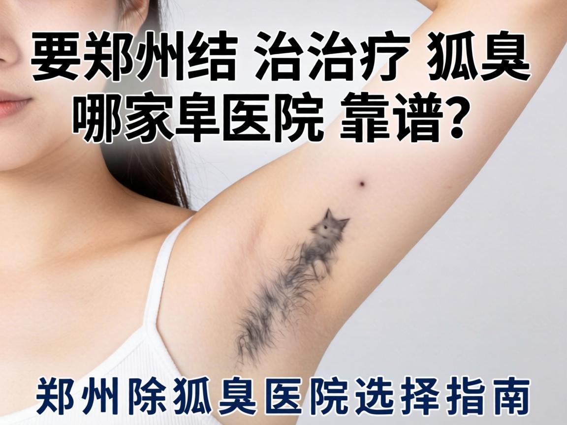 郑州治疗狐臭哪家医院靠谱？郑州除狐臭医院选择指南