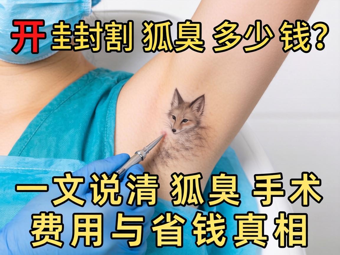 开封割狐臭多少钱？一文说清狐臭手术费用与省钱真相