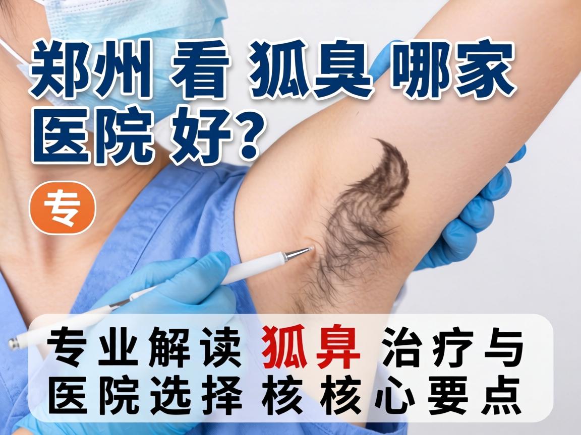 郑州看狐臭哪家医院好？专业解读狐臭治疗与医院选择核心要点
