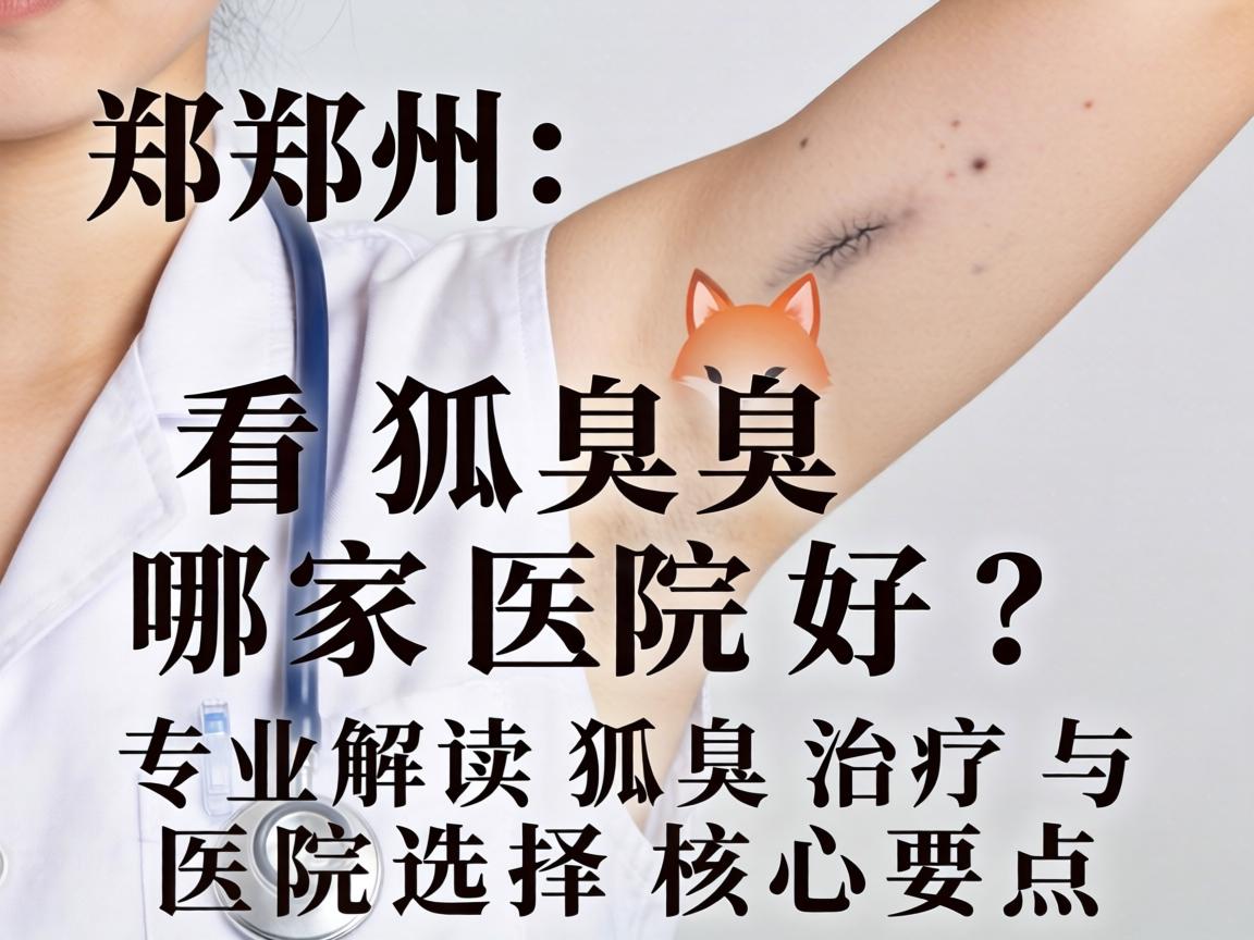 郑州看狐臭哪家医院好？专业解读狐臭治疗与医院选择核心要点