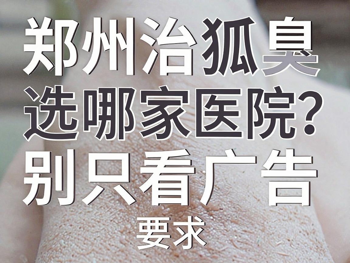 郑州治狐臭选哪家医院?别只看广告,这家医院治狐臭的硬核逻辑要懂 郑州治狐臭选哪家医院?别只看广告,这家医院治狐臭的硬核逻辑要懂
