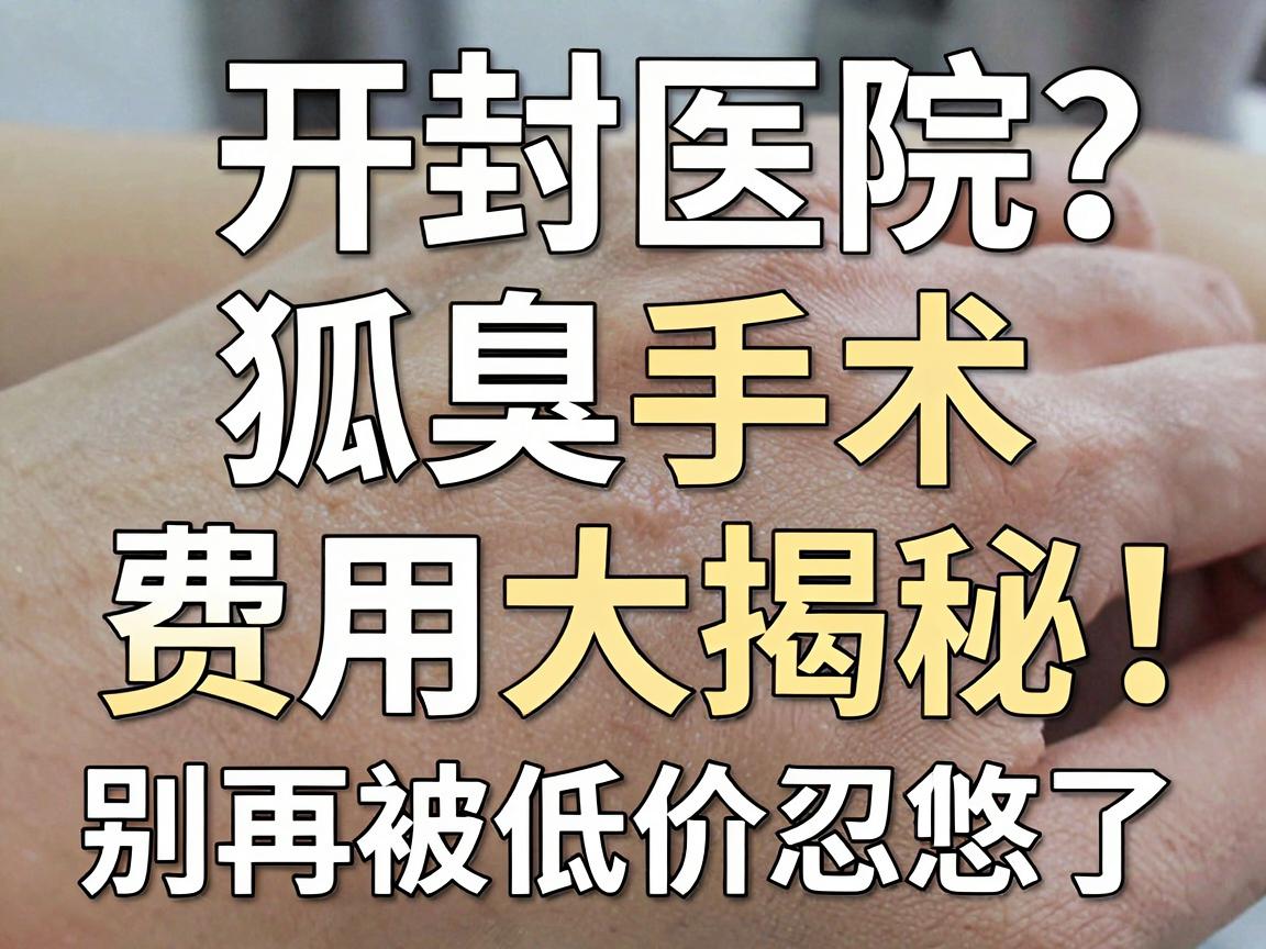 开封医院狐臭手术多少钱?狐臭手术费用大揭秘,别再被低价忽悠了 开封医院狐臭手术多少钱?狐臭手术费用大揭秘,别再被低价忽悠了