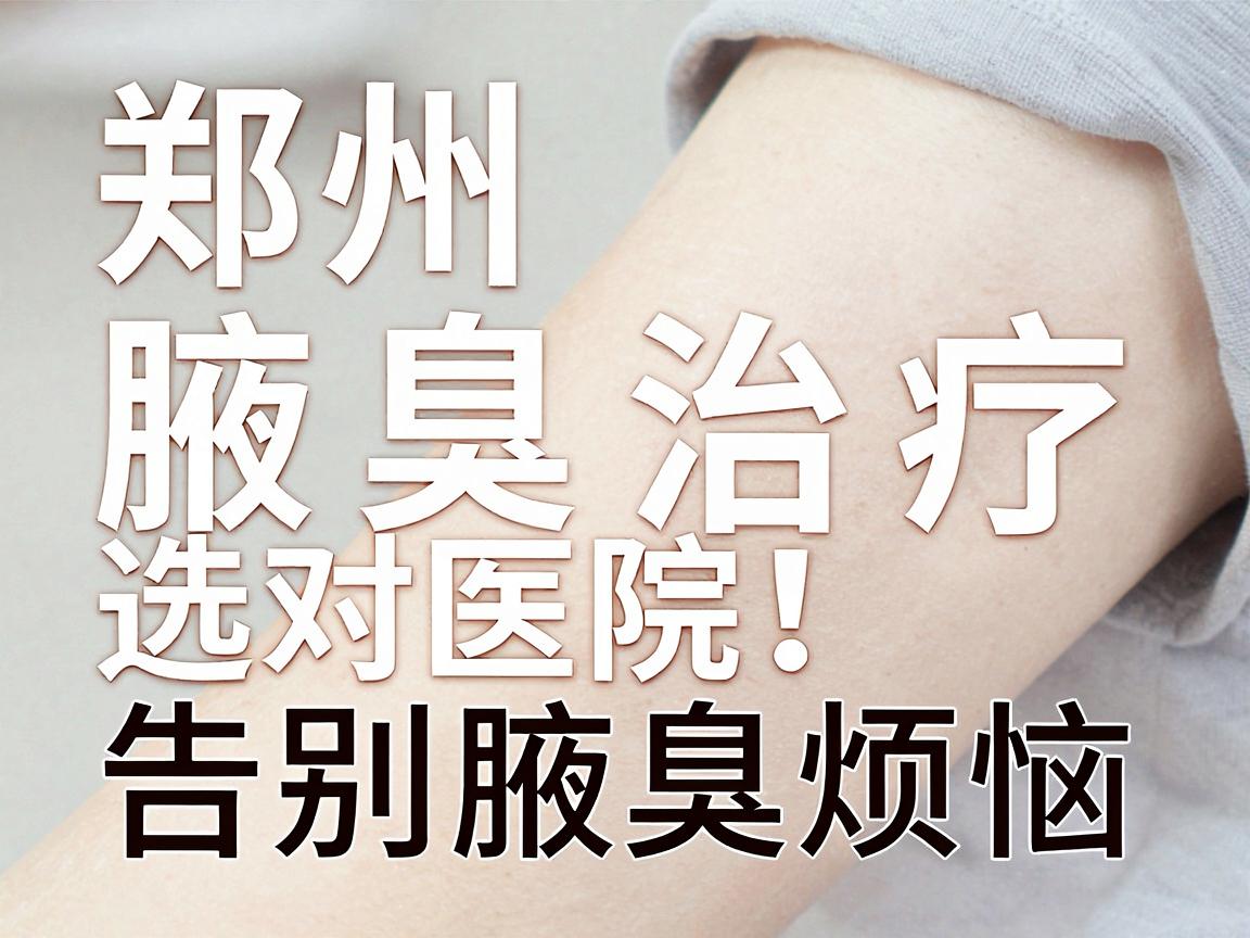 郑州腋臭治疗,选对医院,告别腋臭烦恼—郑州腋臭医院专业解析 郑州腋臭治疗,选对医院,告别腋臭烦恼—郑州腋臭医院专业解析