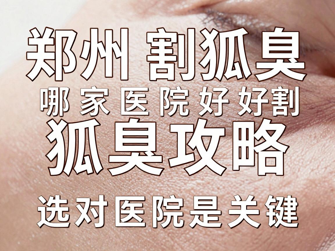 郑州割狐臭哪家医院好?割狐臭攻略,选对医院是关键 郑州割狐臭哪家医院好?割狐臭攻略,选对医院是关键