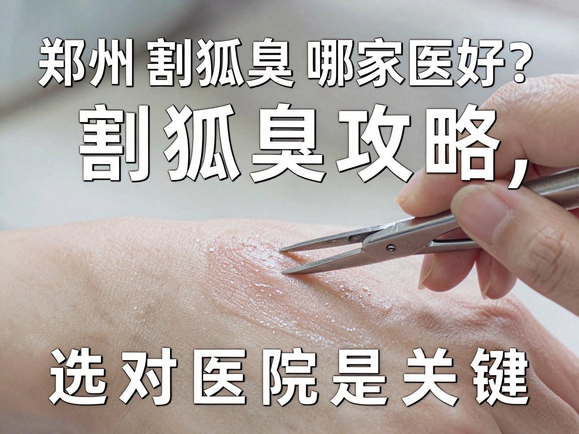 郑州割狐臭哪家医院好?割狐臭攻略,选对医院是关键 郑州割狐臭哪家医院好?割狐臭攻略,选对医院是关键
