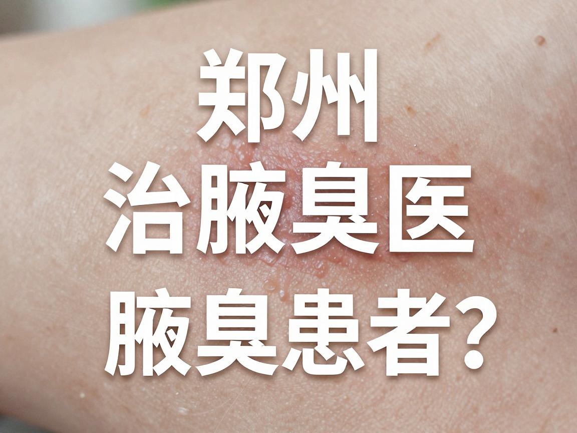 郑州专业治腋臭医院哪家强？腋臭患者必看的医院选择指南