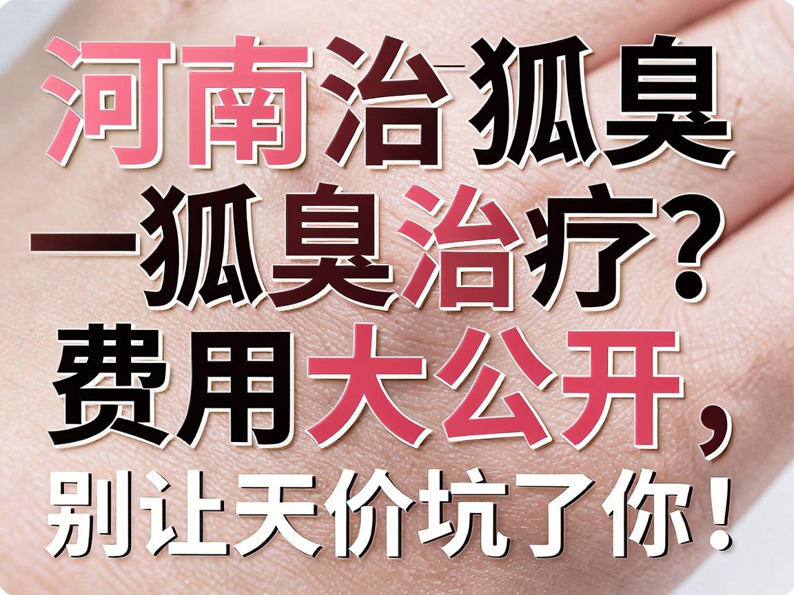 河南治疗狐臭一般多少钱?狐臭治疗费用大公开,别让天价坑了你! 河南治疗狐臭一般多少钱?狐臭治疗费用大公开,别让天价坑了你!