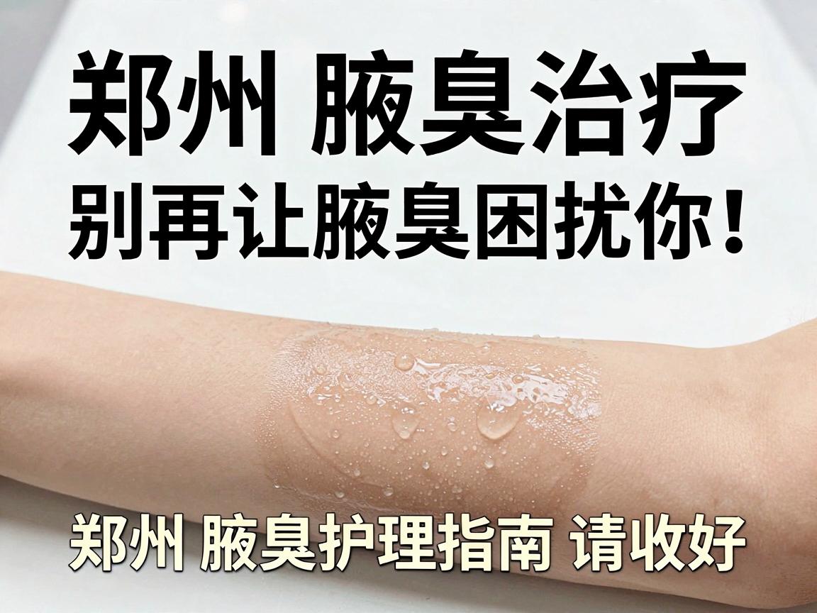 郑州腋臭治疗，别再让腋臭困扰你，这份郑州腋臭护理指南请收好