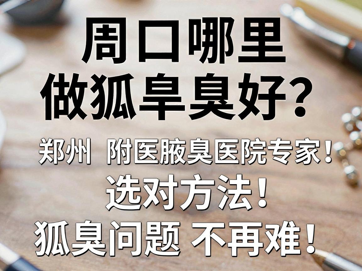 周口哪里做狐臭好?郑州附医腋臭医院专家,选对方法,狐臭问题不再难 周口哪里做狐臭好?郑州附医腋臭医院专家,选对方法,狐臭问题不再难