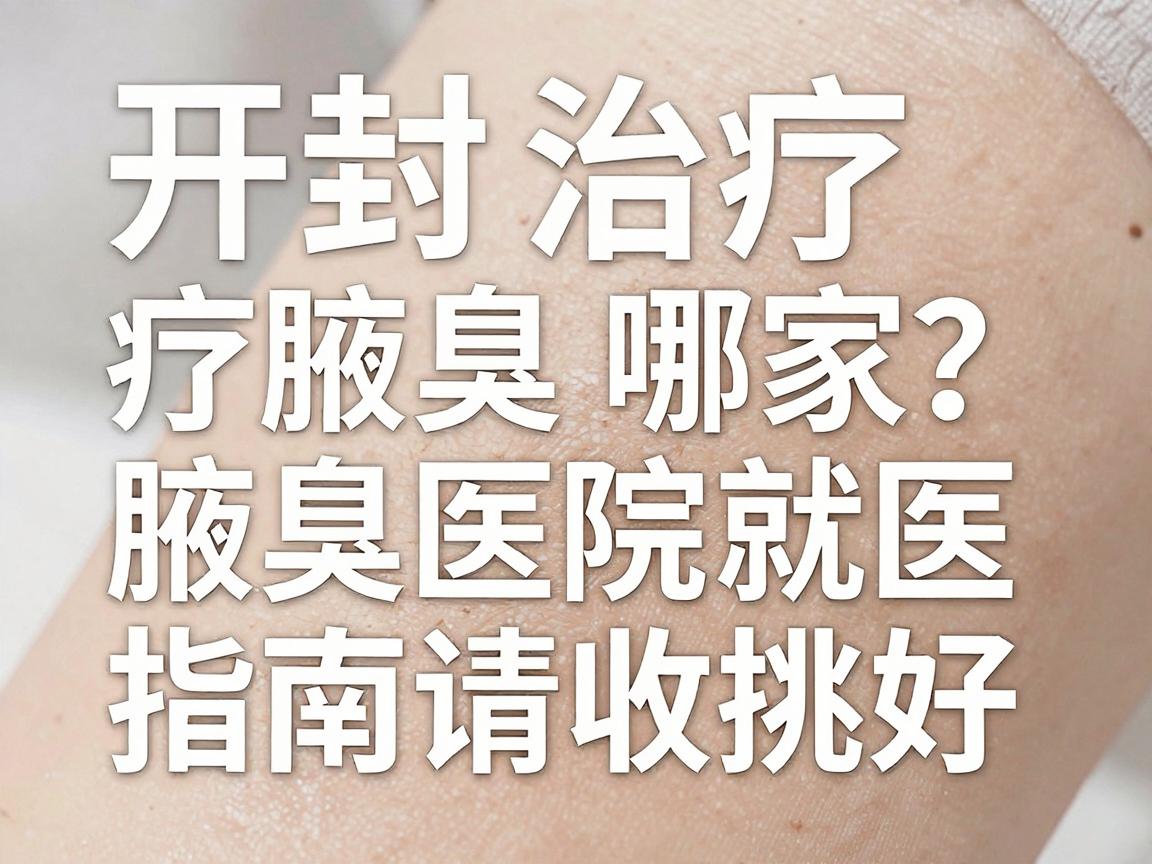 开封治疗腋臭选哪家?腋臭医院怎么挑?这份腋臭就医指南请收好 开封治疗腋臭选哪家?腋臭医院怎么挑?这份腋臭就医指南请收好
