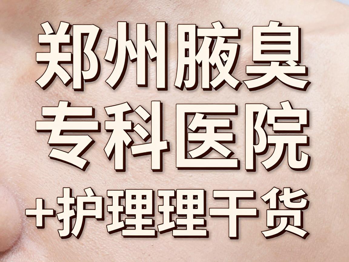 郑州腋臭治疗医院哪家好？郑州腋臭专科医院大盘点+护理干货