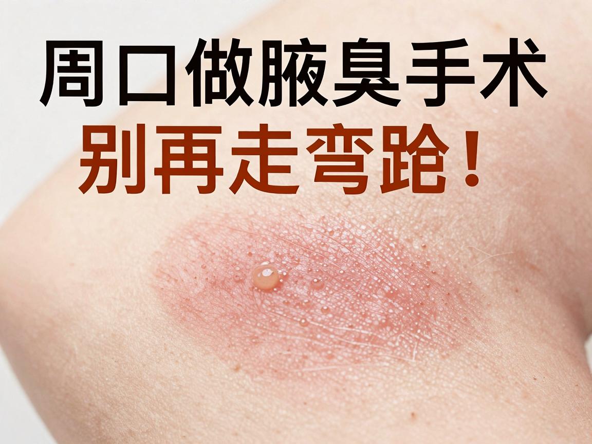 周口做腋臭手术，别再走弯路！周口做腋臭手术的真相与避坑指南