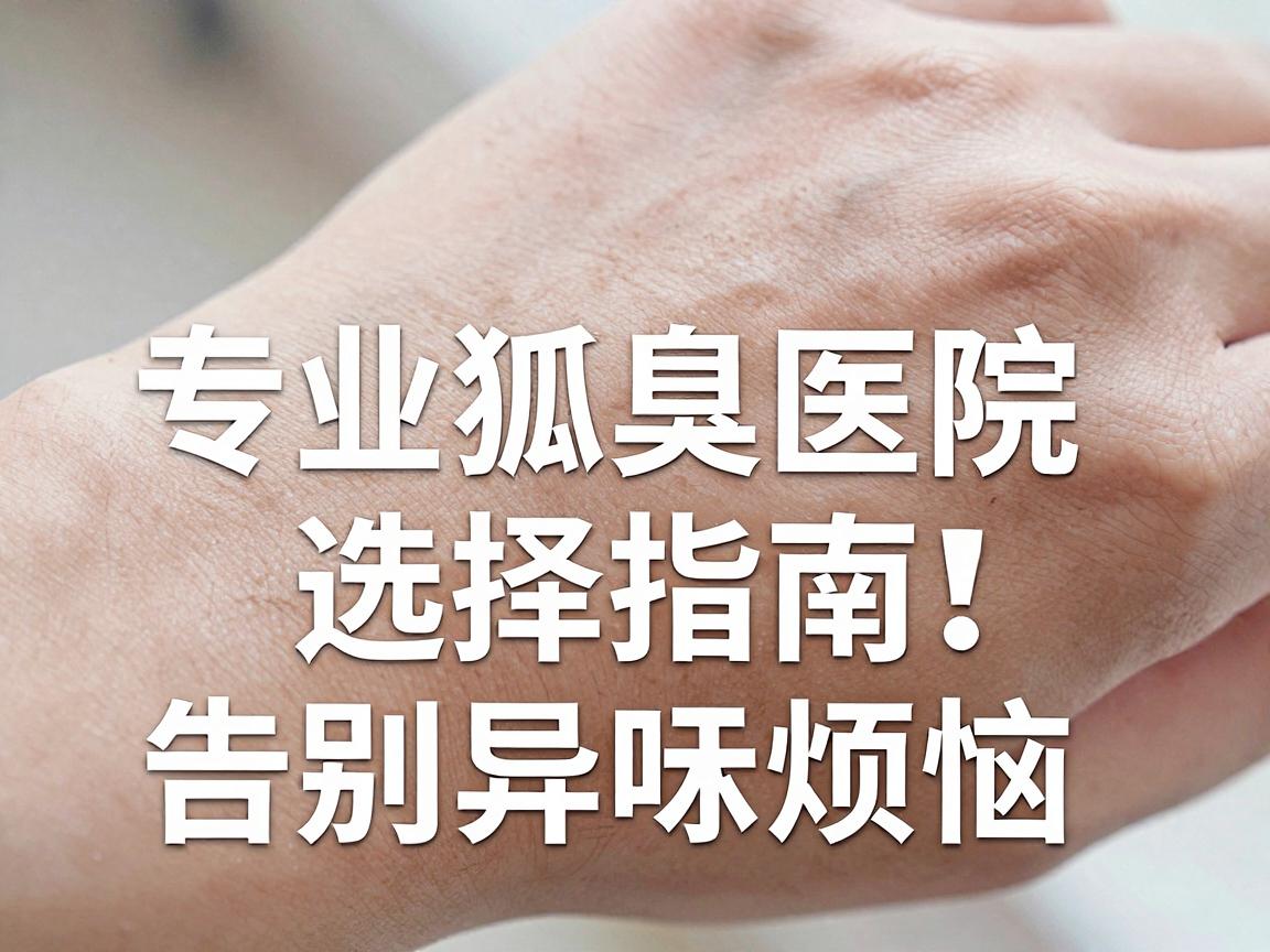 郑州专业狐臭医院是哪家?专业狐臭医院选择指南,告别异味烦恼 郑州专业狐臭医院是哪家?专业狐臭医院选择指南,告别异味烦恼