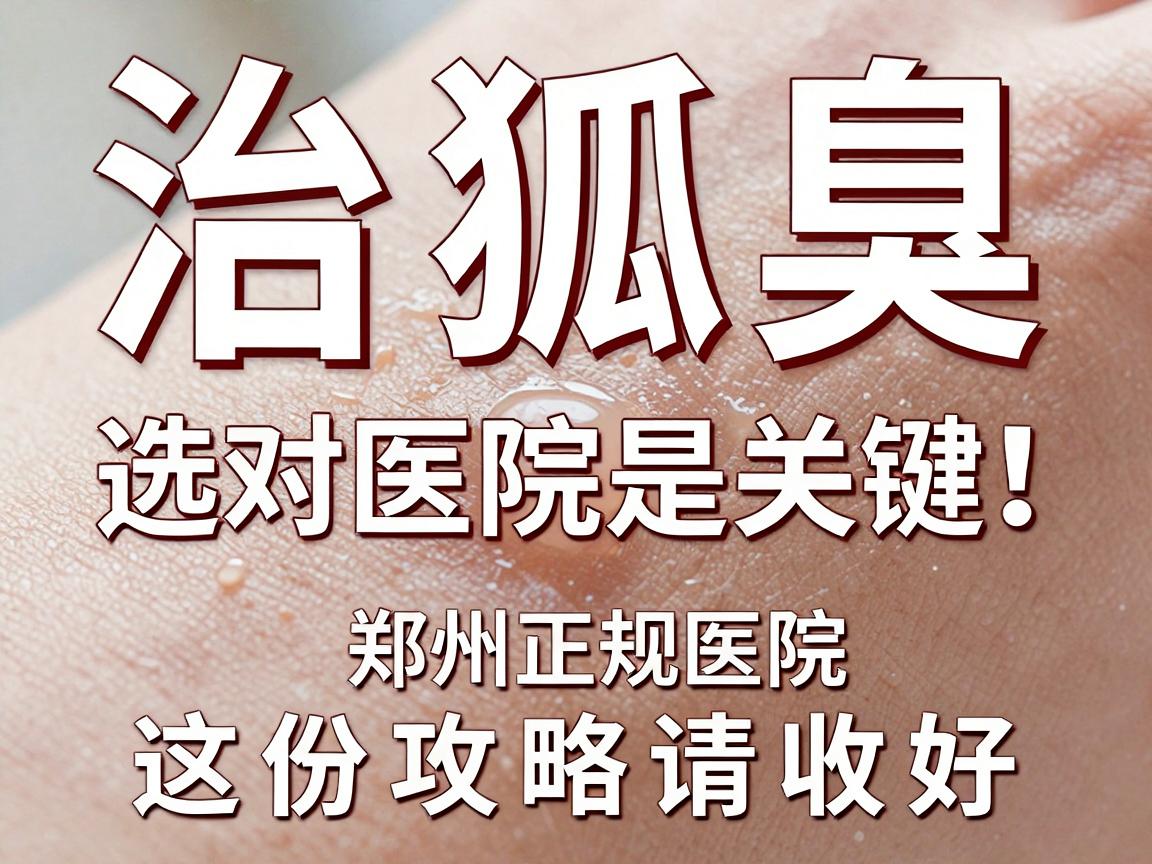 治狐臭,选对医院是关键!郑州正规医院治狐臭,这份攻略请收好 治狐臭,选对医院是关键!郑州正规医院治狐臭,这份攻略请收好